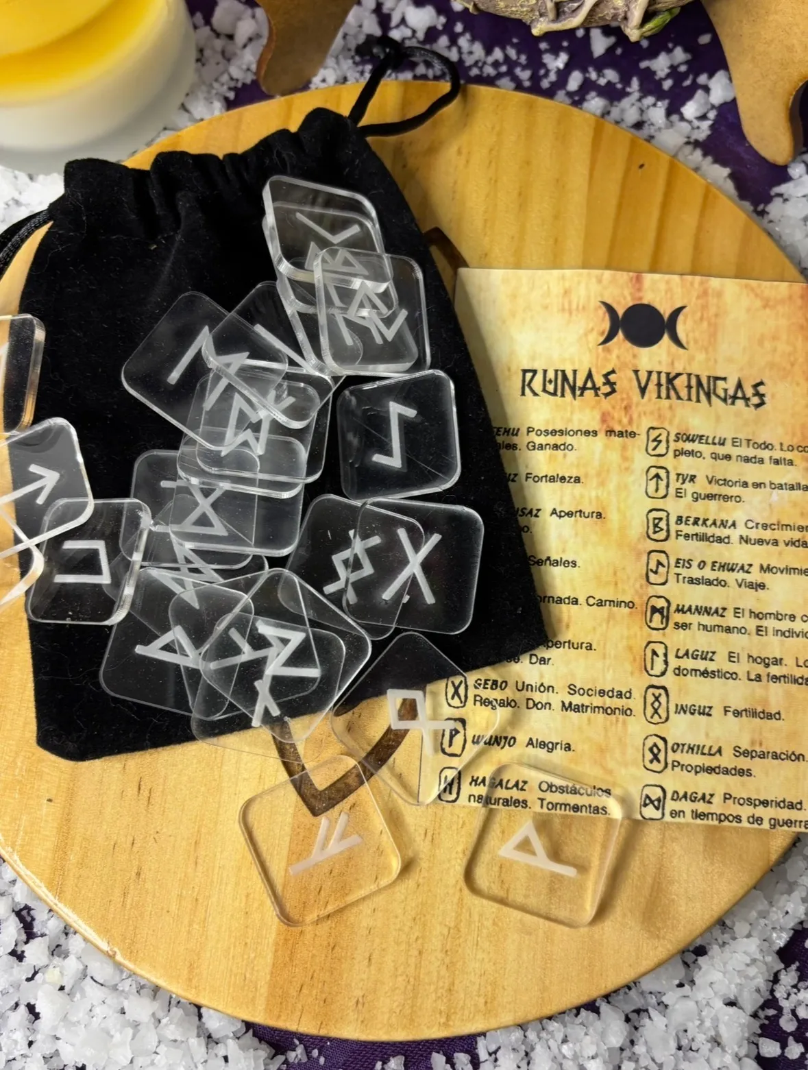 Runas vikingas, acrílico - Image 1
