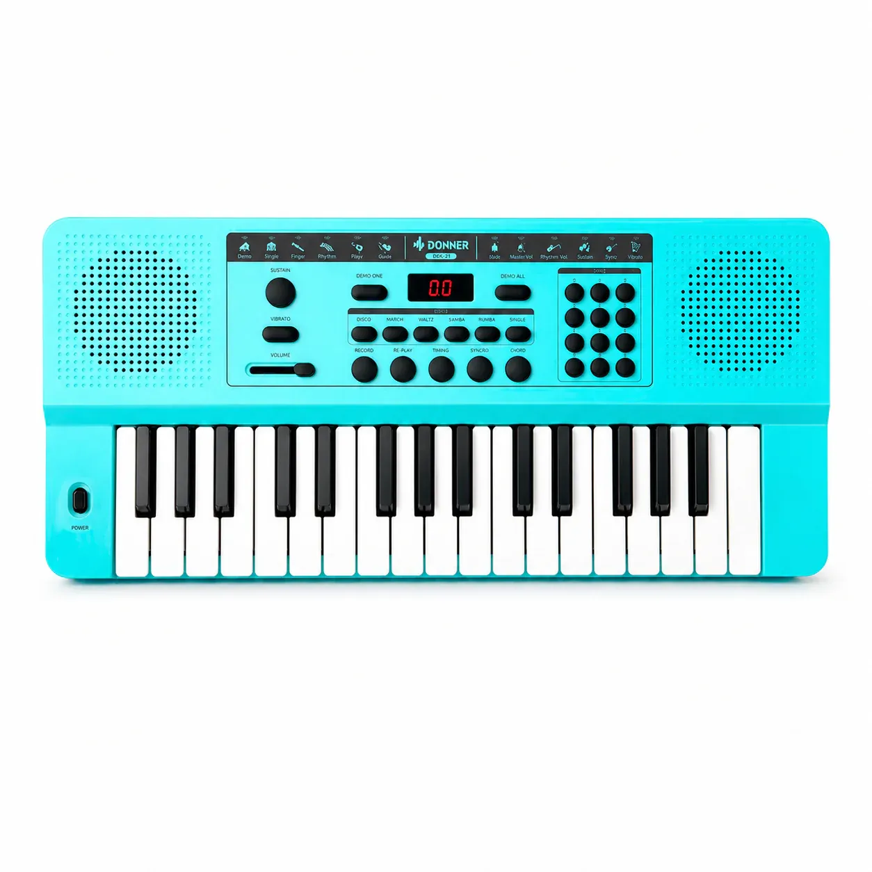 Teclado Donner EC7496 Dek-32 Cyan - Image 1