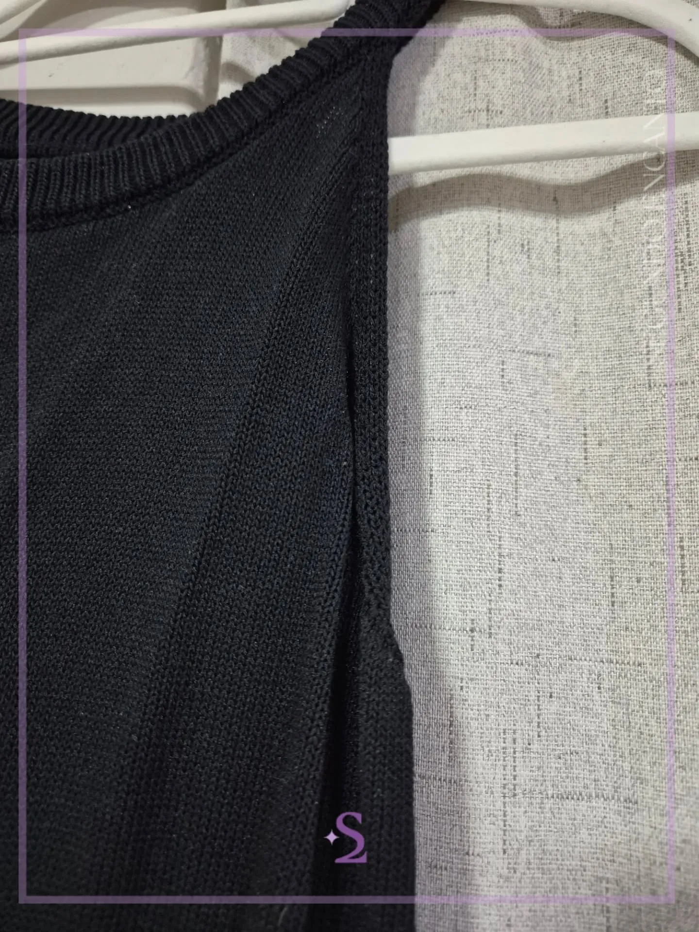 Blusa negra cuello halter M - Image 2
