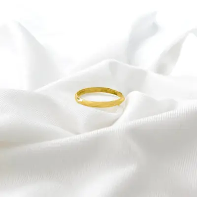 Anillo Facetado para Dama Oro 10k