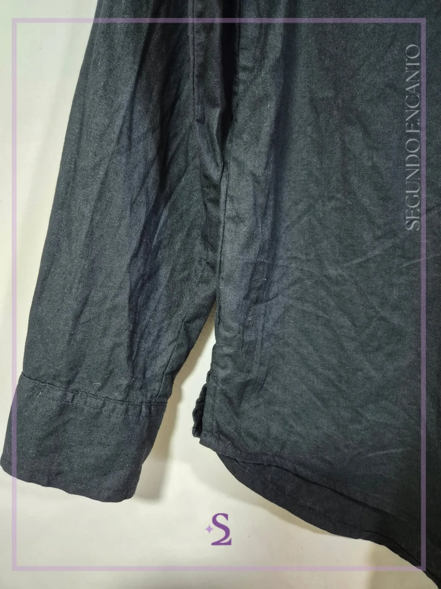 Camisa manga larga lino M/L - Image 3