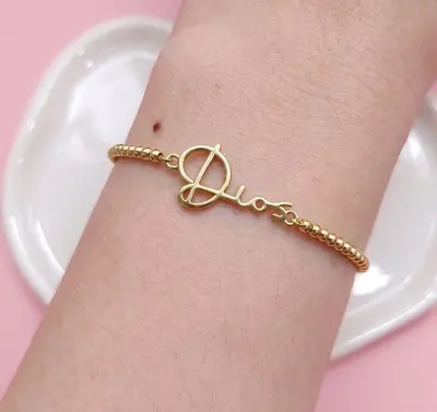 Pulsera Dios ajustable