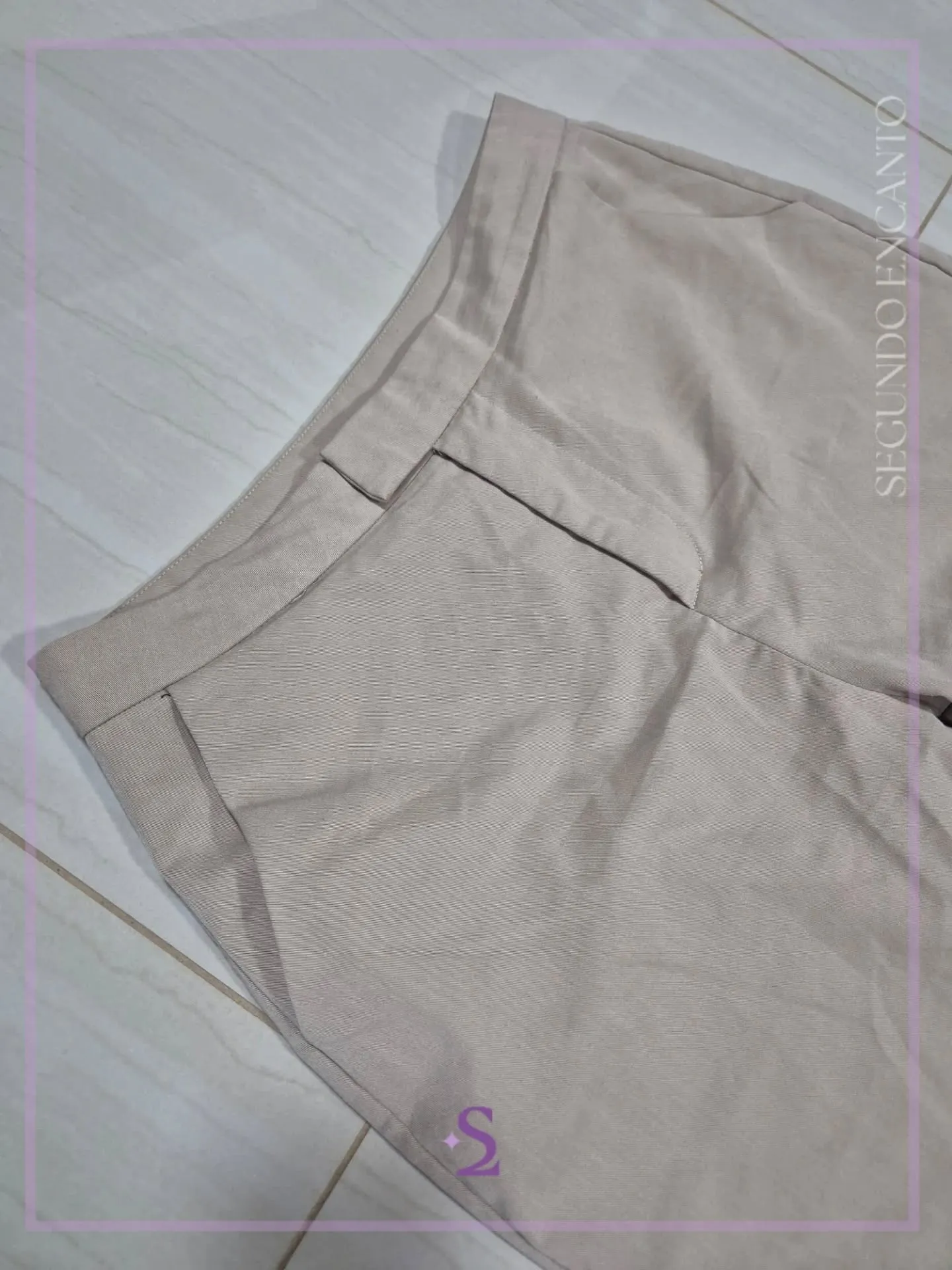 Pantalon beige casual M/L - Image 7