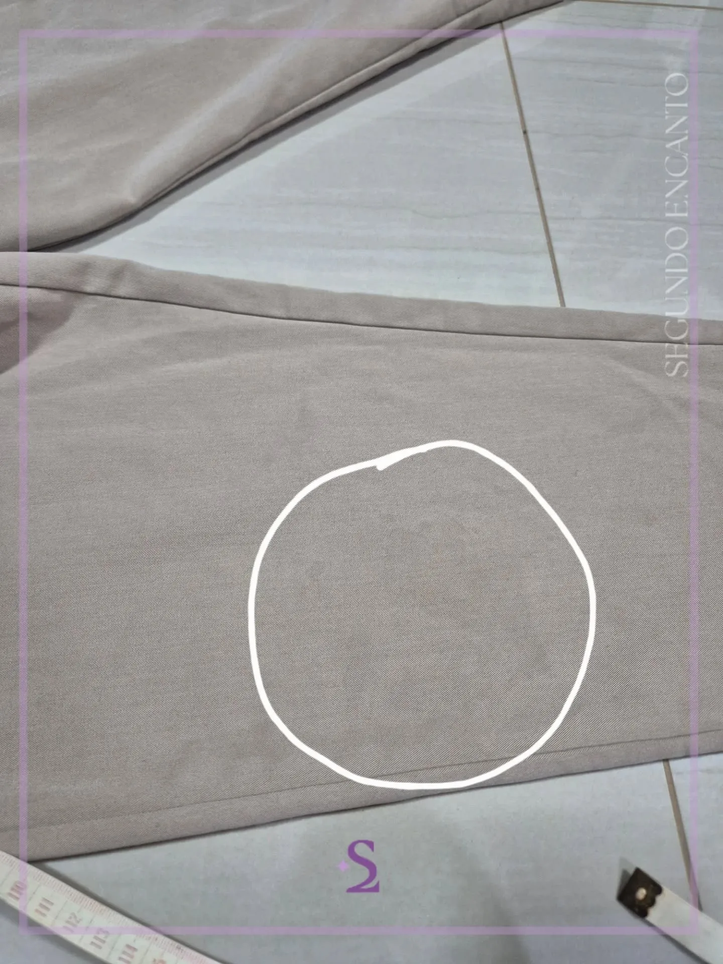 Pantalon beige casual M/L - Image 4
