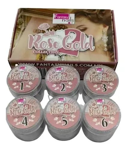COLECCION ROSE GOLD 2 FANTASY NAILS - imagen 2
