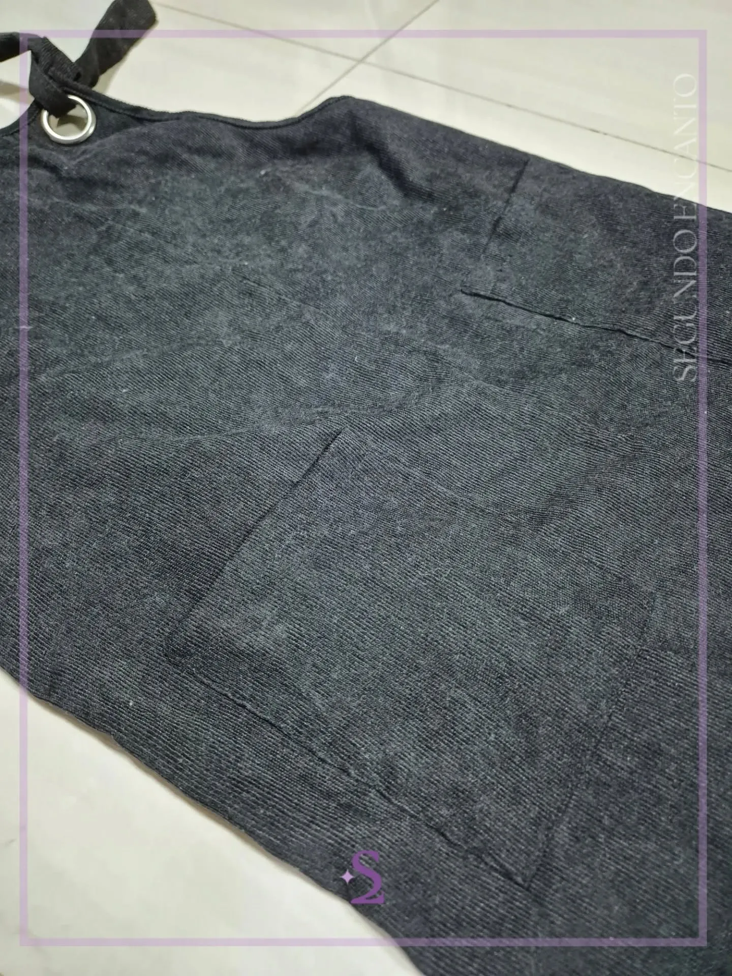 Vestido negro Overol L - Image 5
