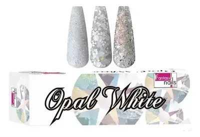 COLECCION OPAL WHITE FANTASY NAILS