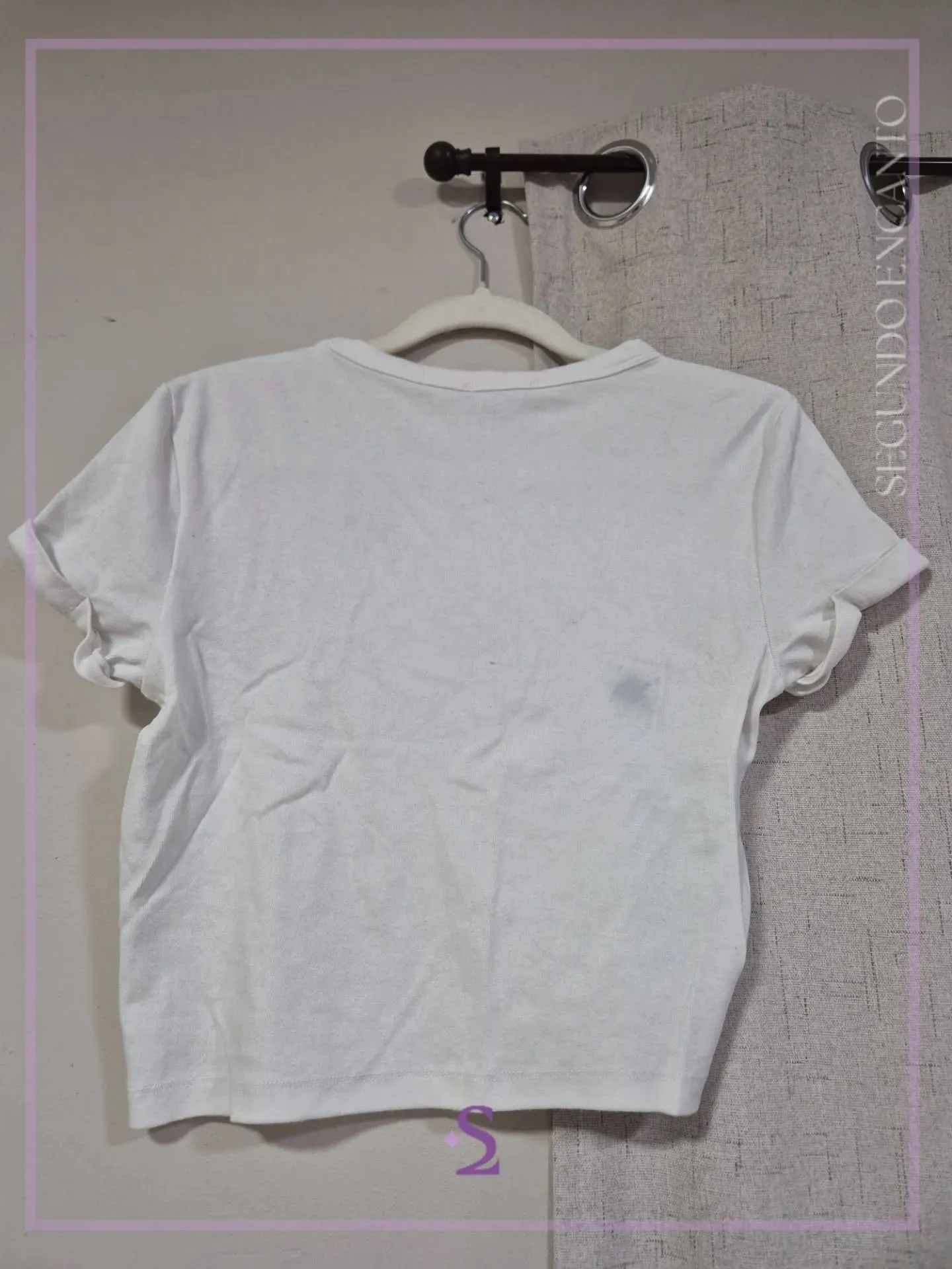 Crop top de algodon M - Image 3