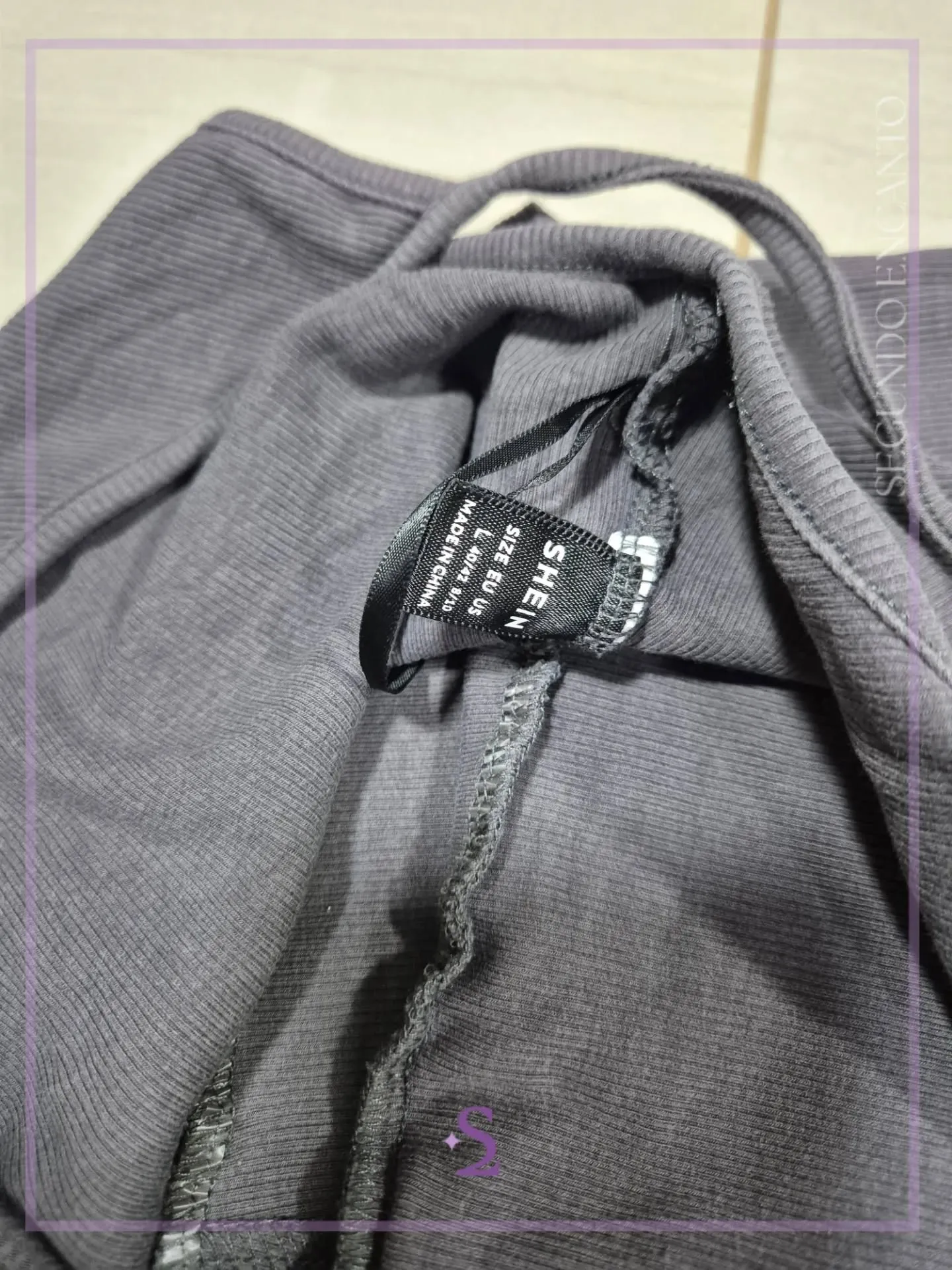 Unitard gris comodo para andar en casa L - Image 3