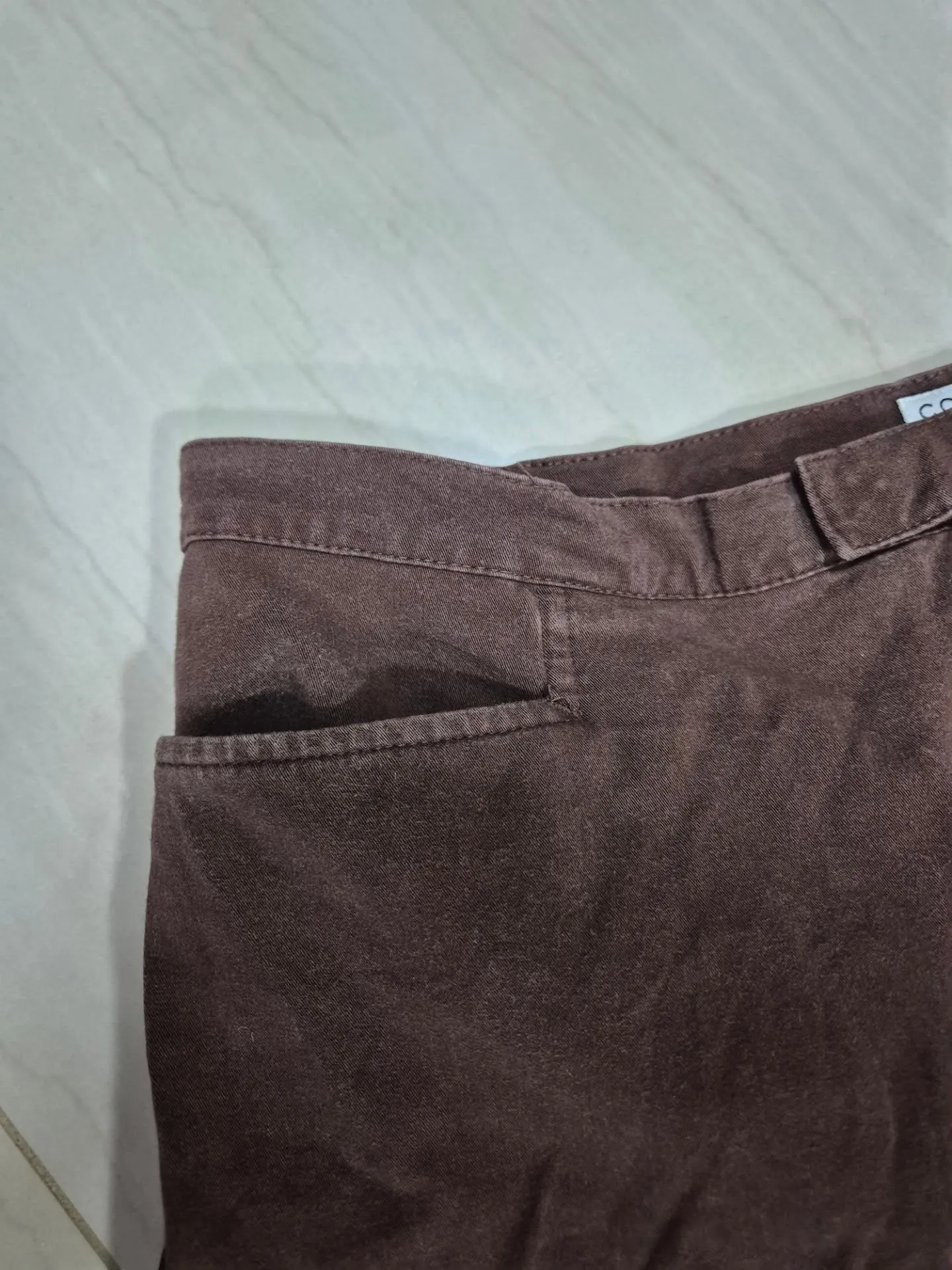 Pantalon color cafe XL - Image 3
