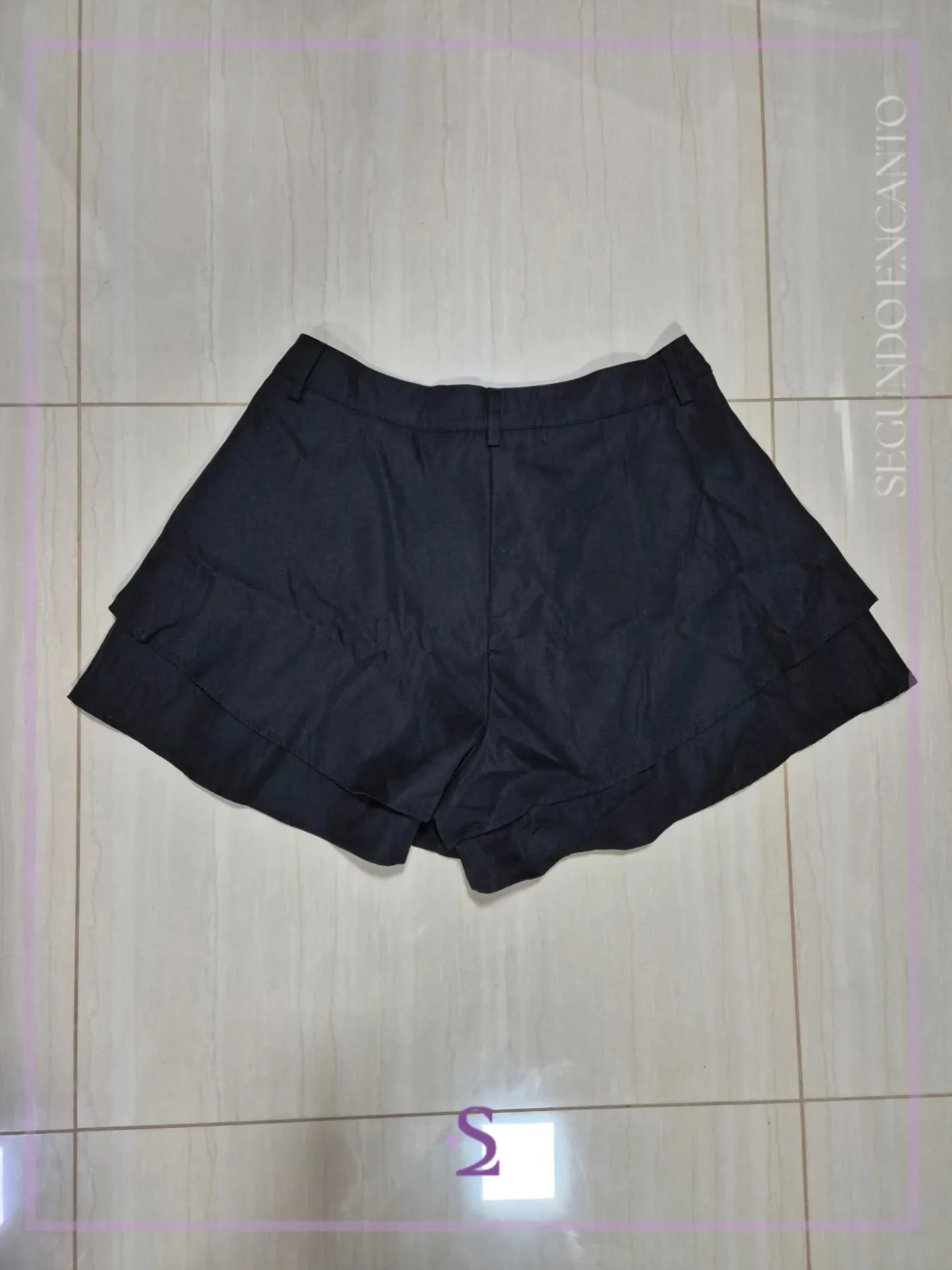 Faldashort color negro para fiesta L/M - Image 2