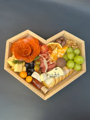 Tabla de quesos corazón amour 
