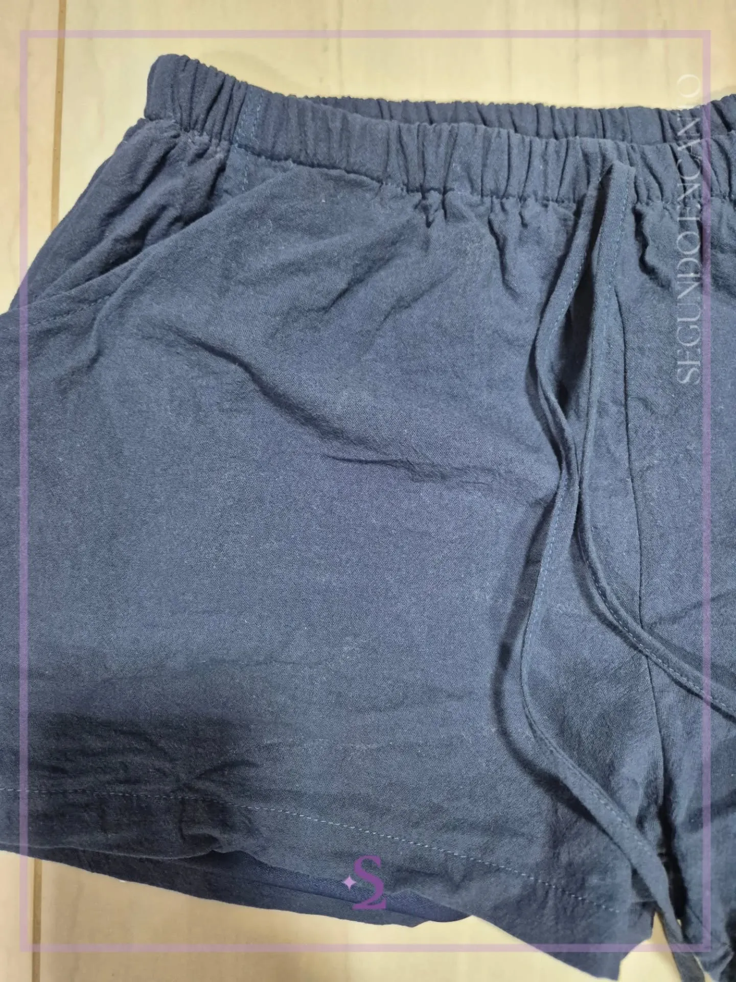 Short azul estilo casual L - Image 2