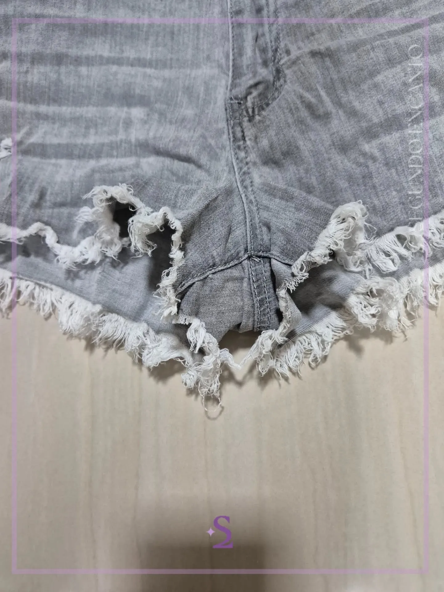 Short corto color gris L - Image 4