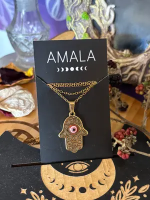 Collar Mano de Hamsa, Protección