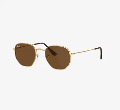Ray Ban Hexagonal Ámbar 