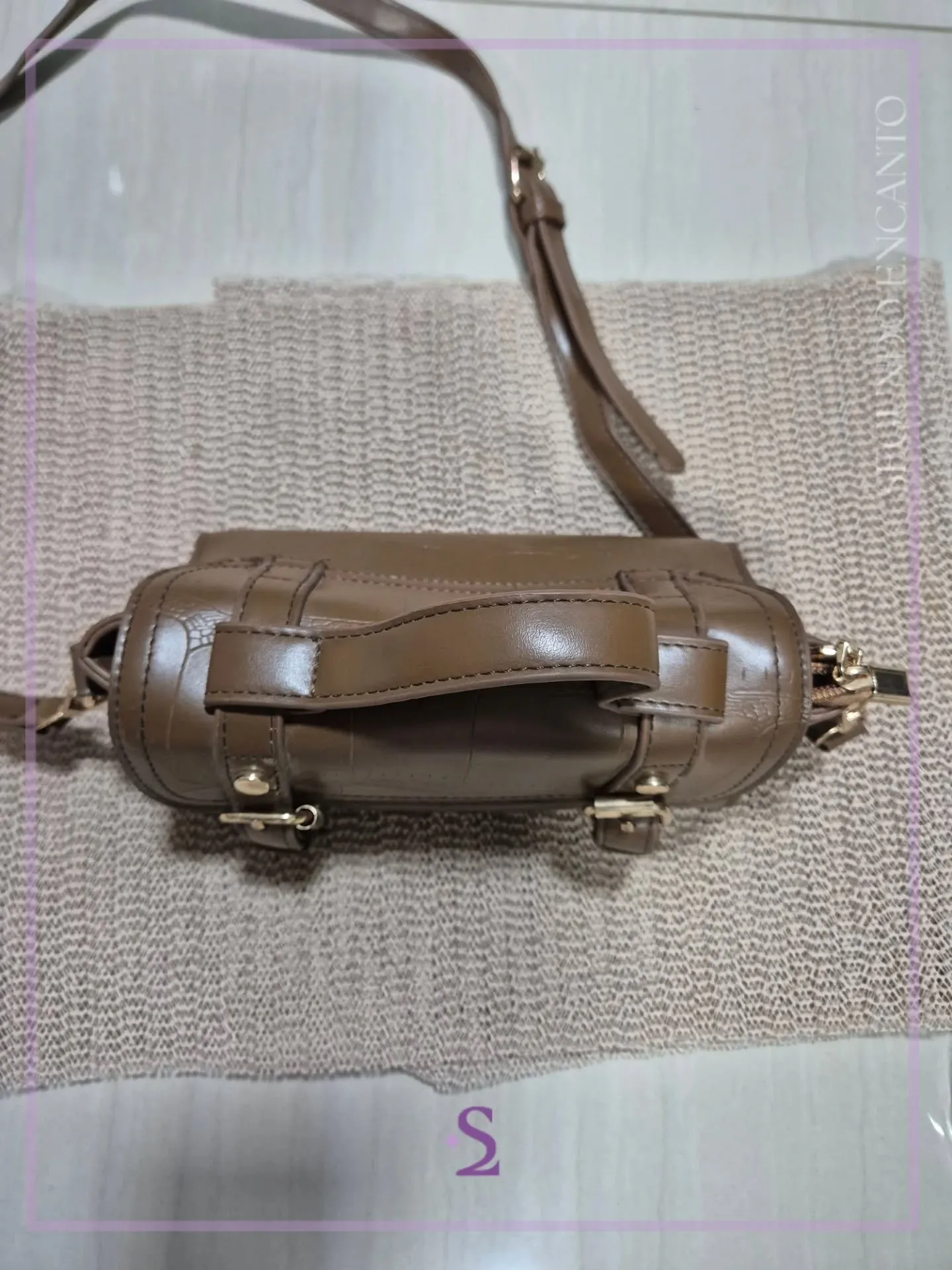 Mini cartera café - Image 5