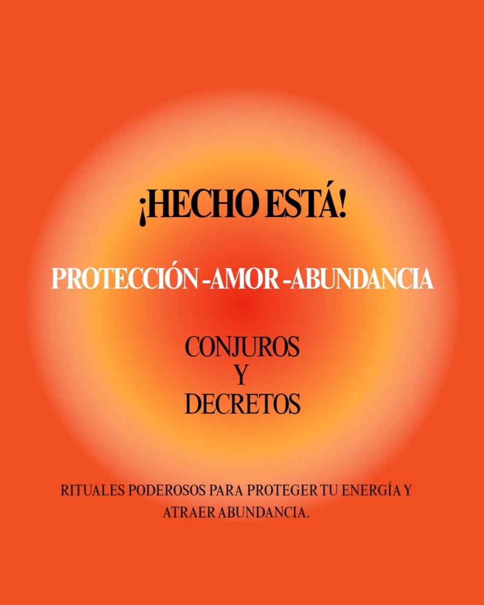 Exclusivo/¡Echo Esta! Conjuros y Decretos - Image 1