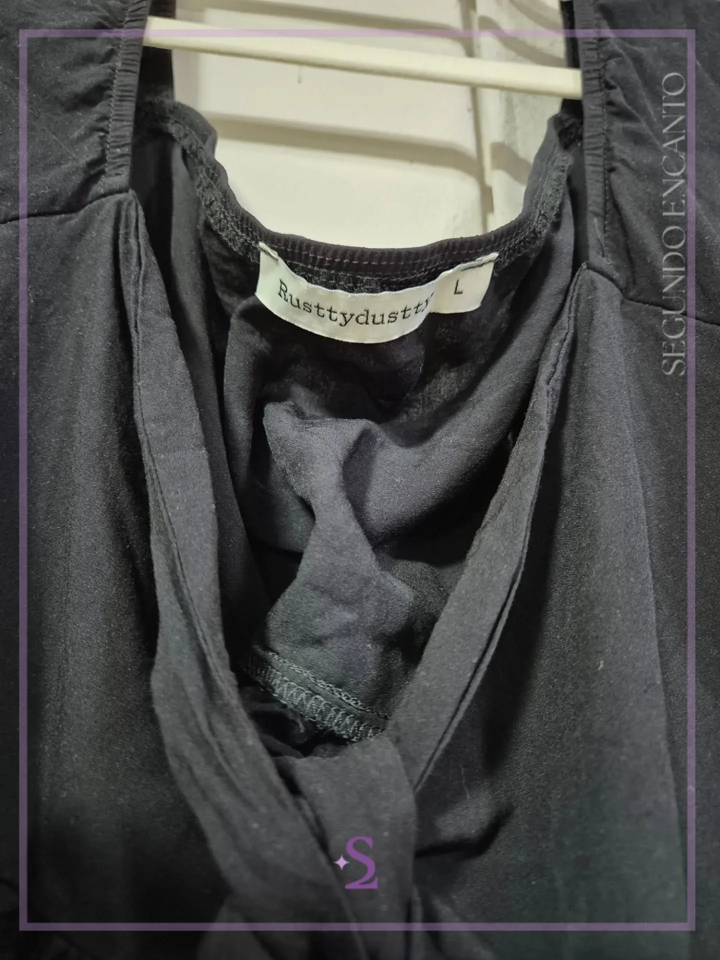 Blusa negra con escote M/L - Image 5