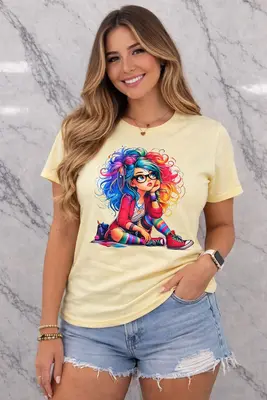 Camiseta Color Girl Style