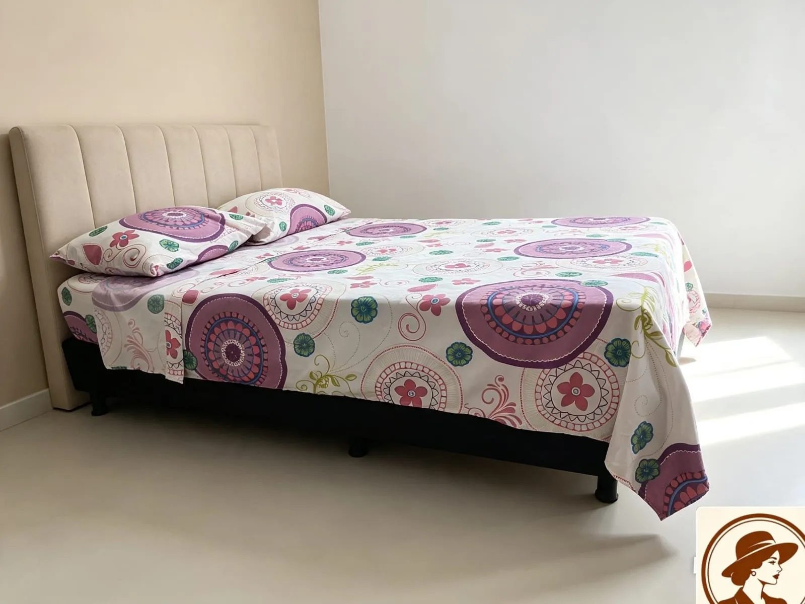Juego de sábanas floral - cama doble - Image 2