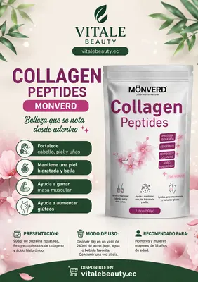 🌸 COLLAGEN PEPTIDES MONVERD 908GR