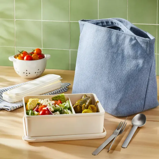 Depósito Figmint de plástico para guardar comida 2 divisiones - Image 5