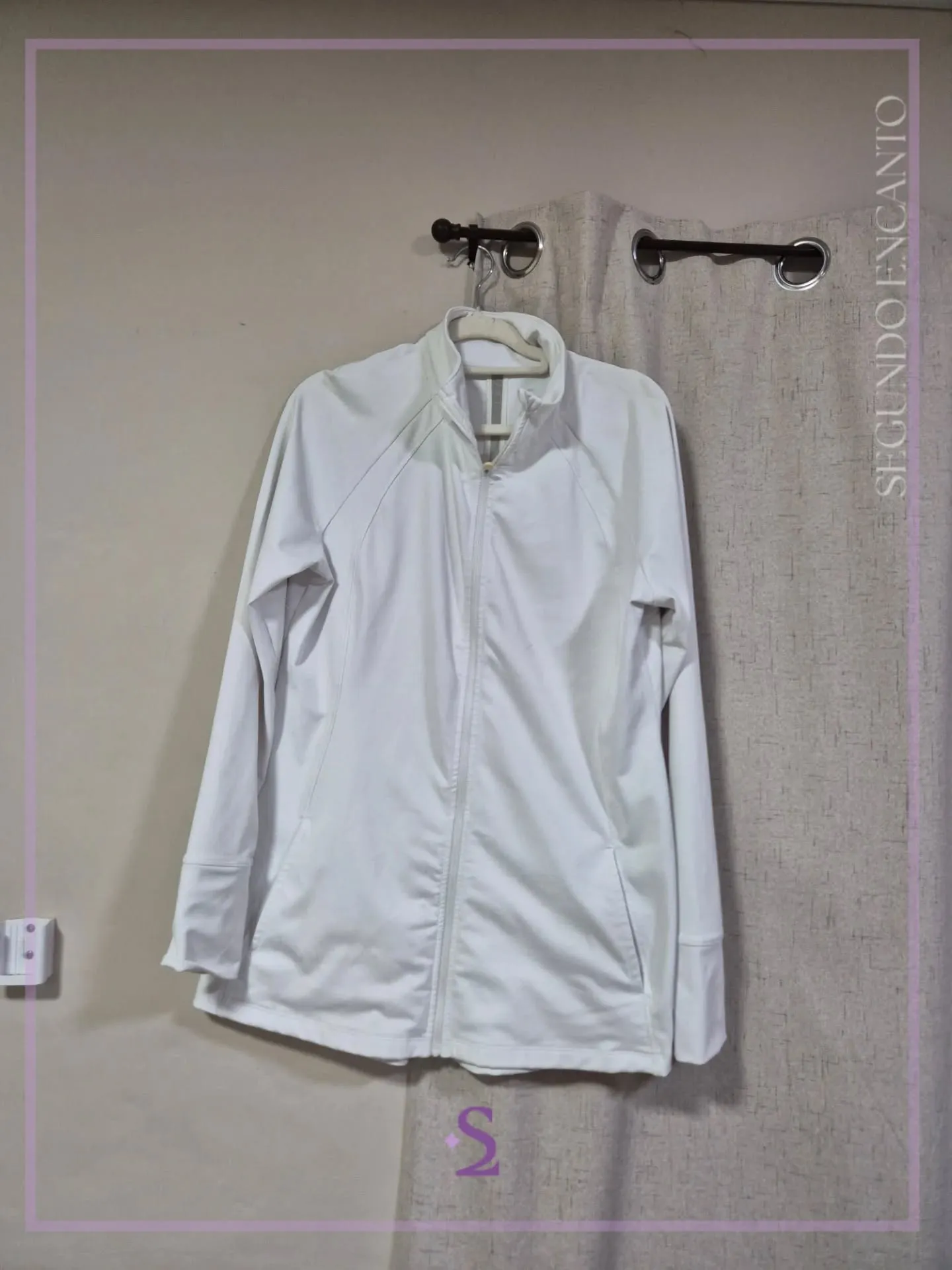 Chaqueta deportiva blanco L - Image 1