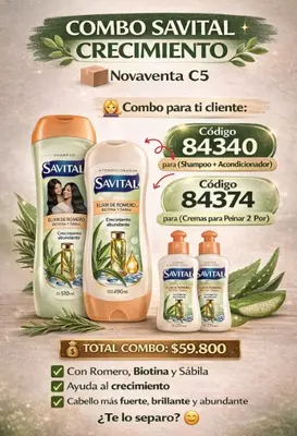 ✨ COMBO SAVITAL ✨ CRECIMIENTO