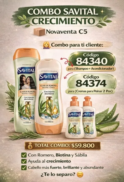 ✨ COMBO SAVITAL ✨ CRECIMIENTO - Image 1