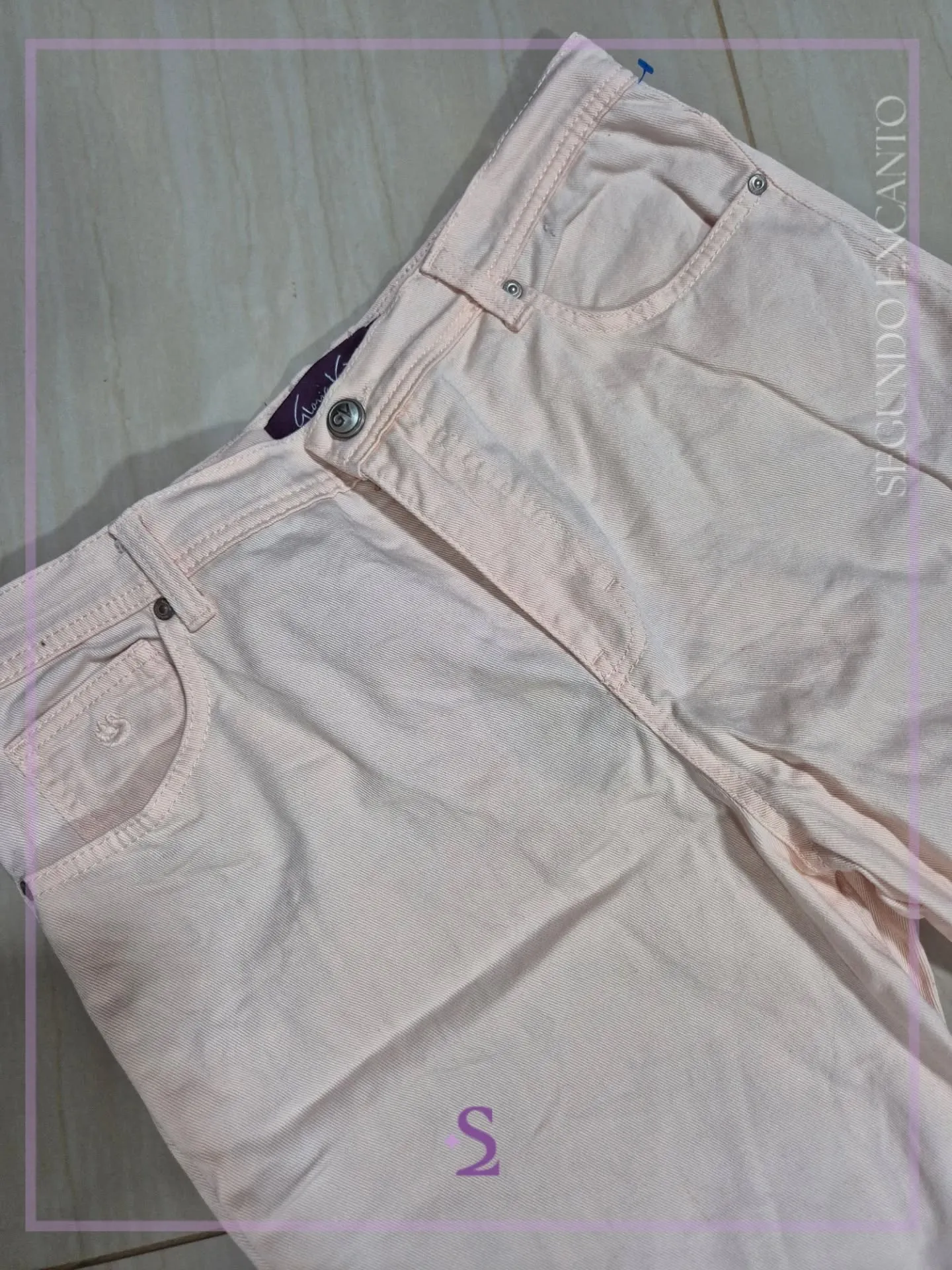 Pantalon rosa pastel XL - Image 3