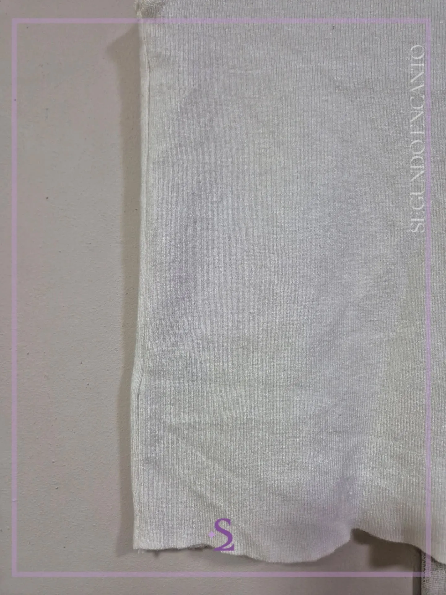 Blusa blanca con hombros descubiertos L - Image 2