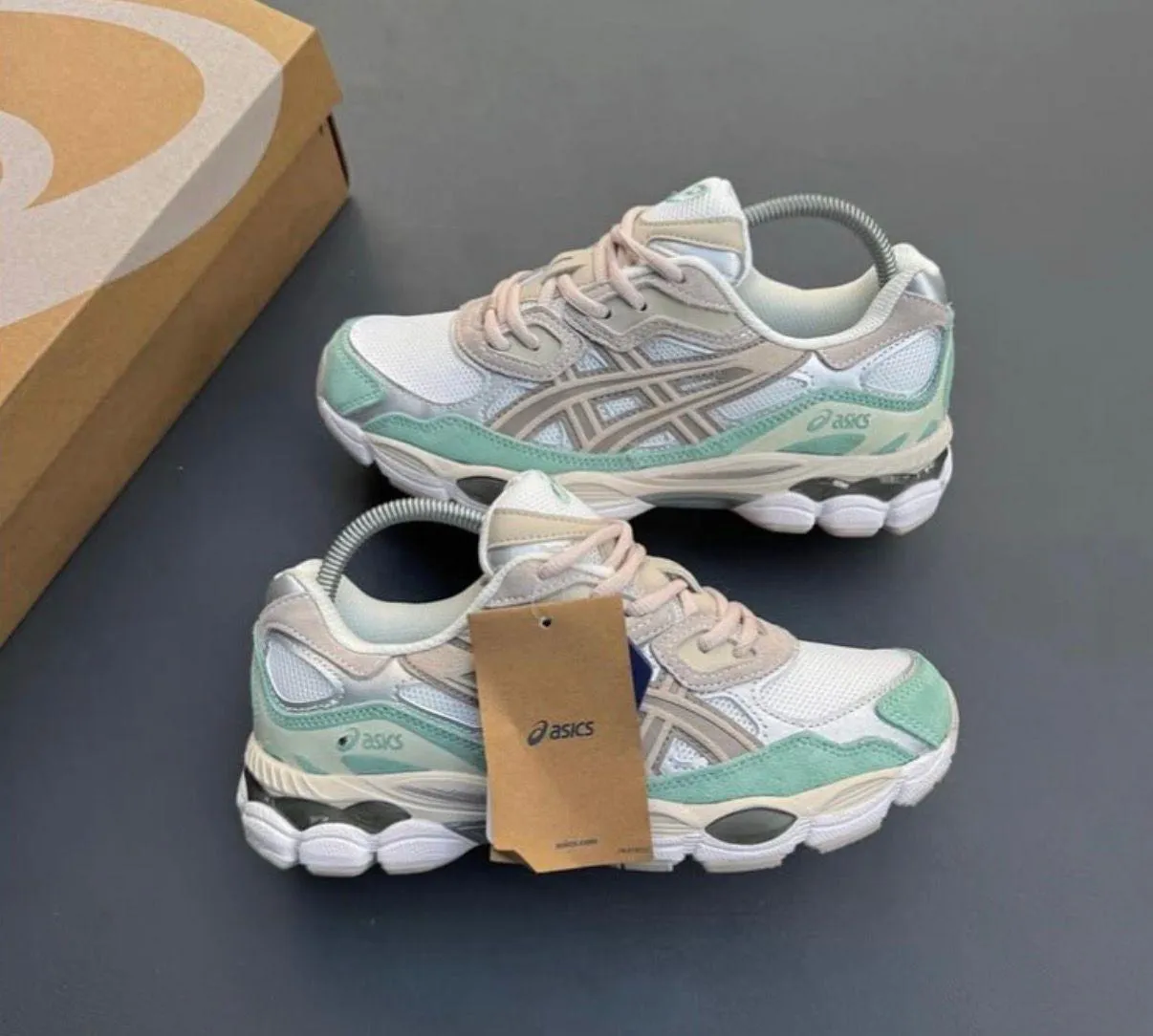 Asics GEL-NYC – Mint & Cream Edition - Image 1