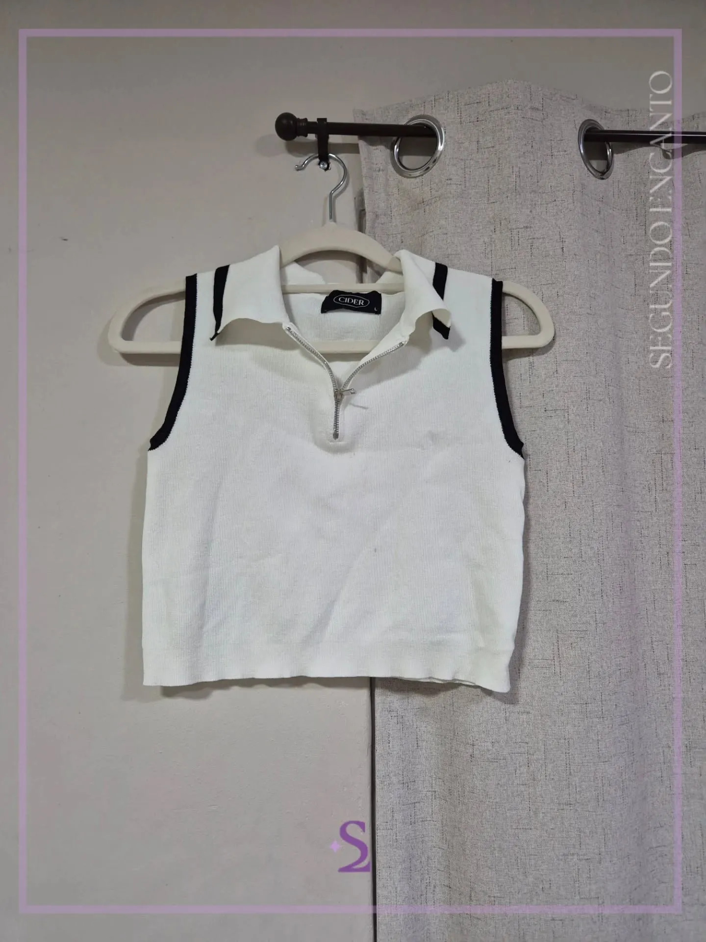 Top corto de cuello M - Image 5