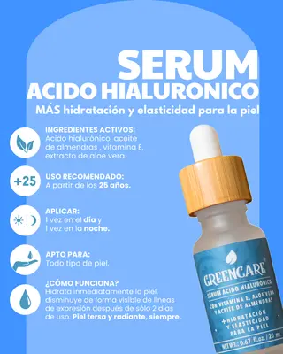 Sérum ácido hialurónico 20ml.