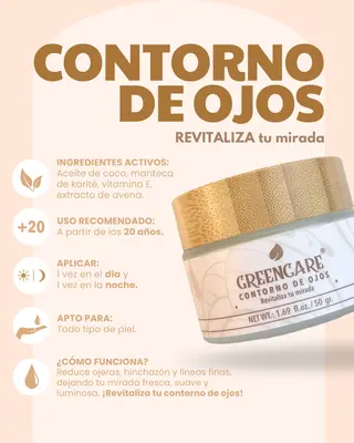 Contorno de ojos 50g.