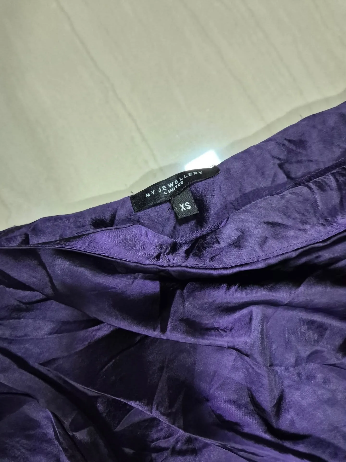 Vestido corto color morado S/M - Image 2