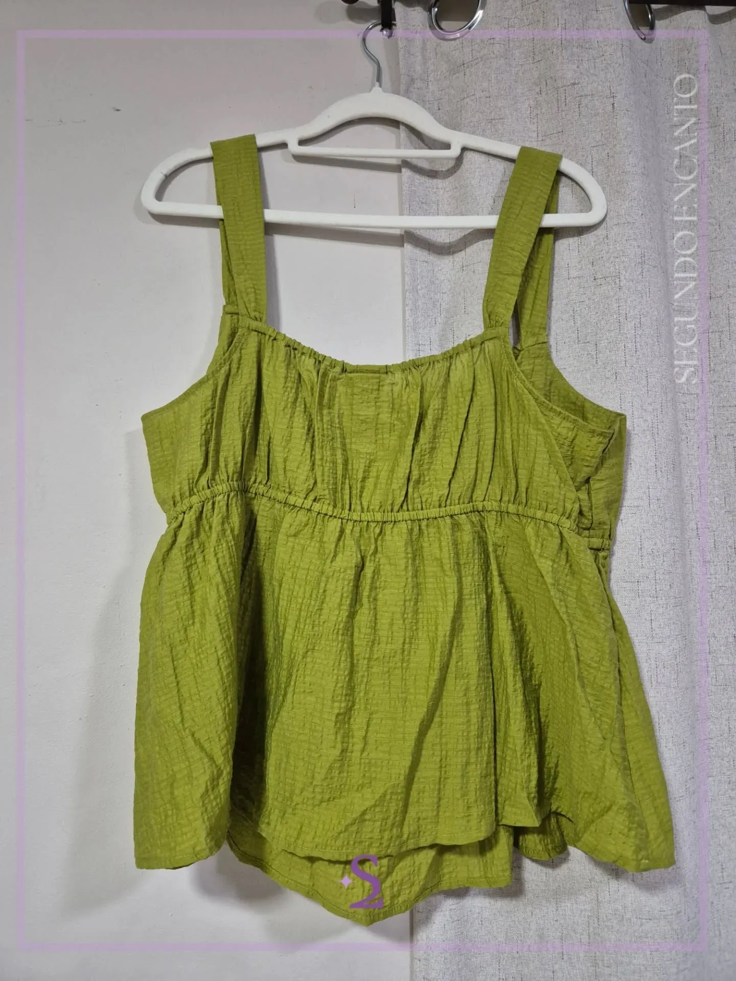 Blusa color verde L - Image 2