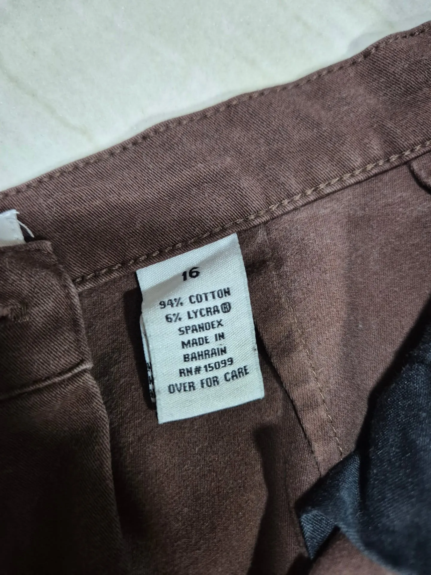 Pantalon color cafe XL - Image 4