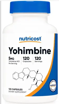YOHOMBINE NUTRICOST 120 CAPS 5MG