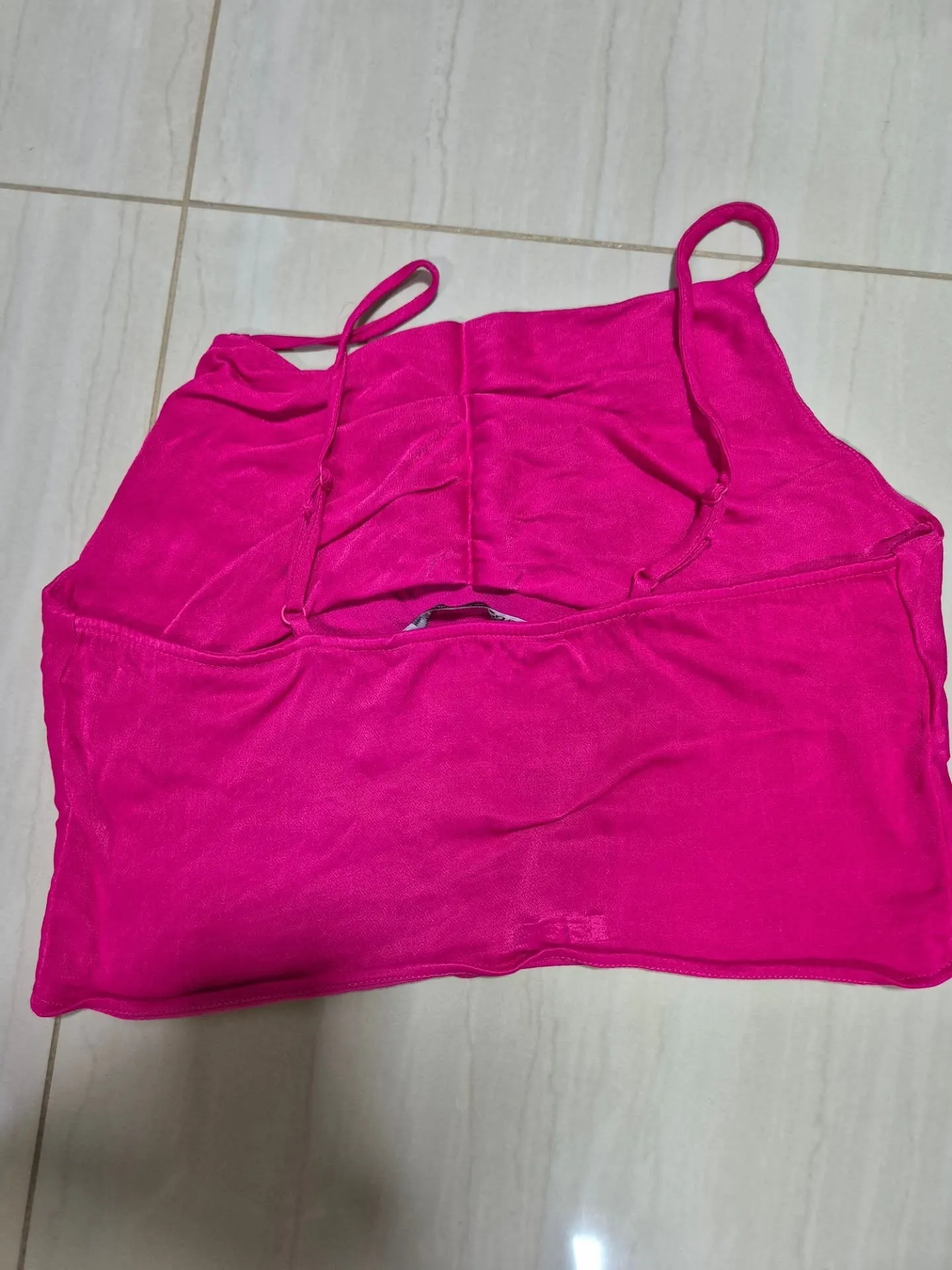 Crop top rosado S - Image 3