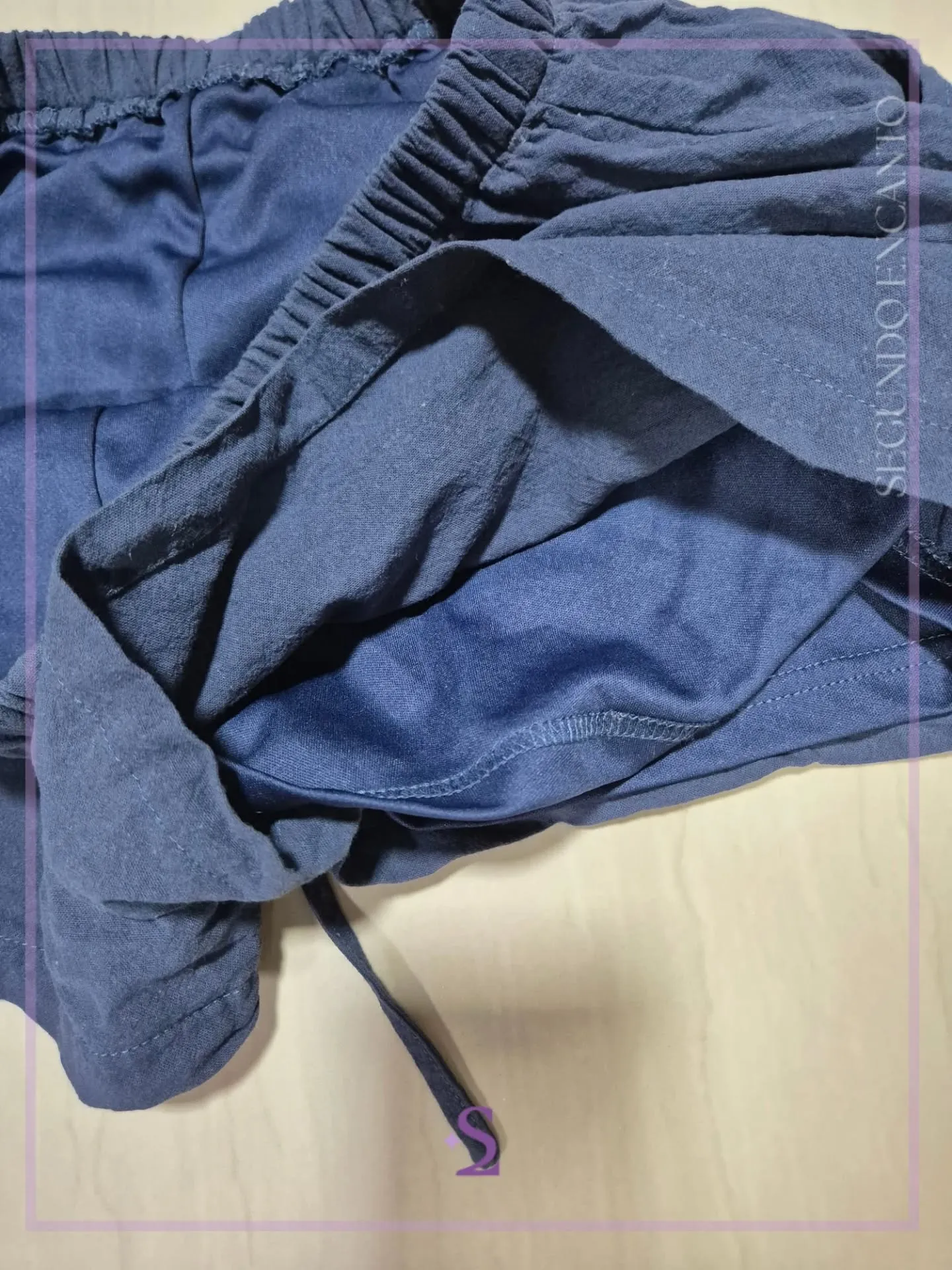 Short azul estilo casual L - Image 3