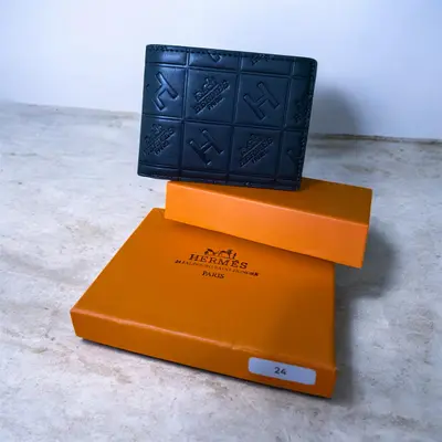 Billetera hermes negra 
