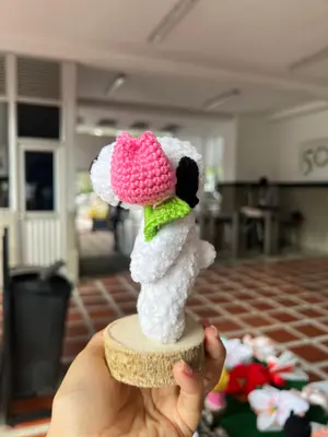 Snoopy con Tulipán 