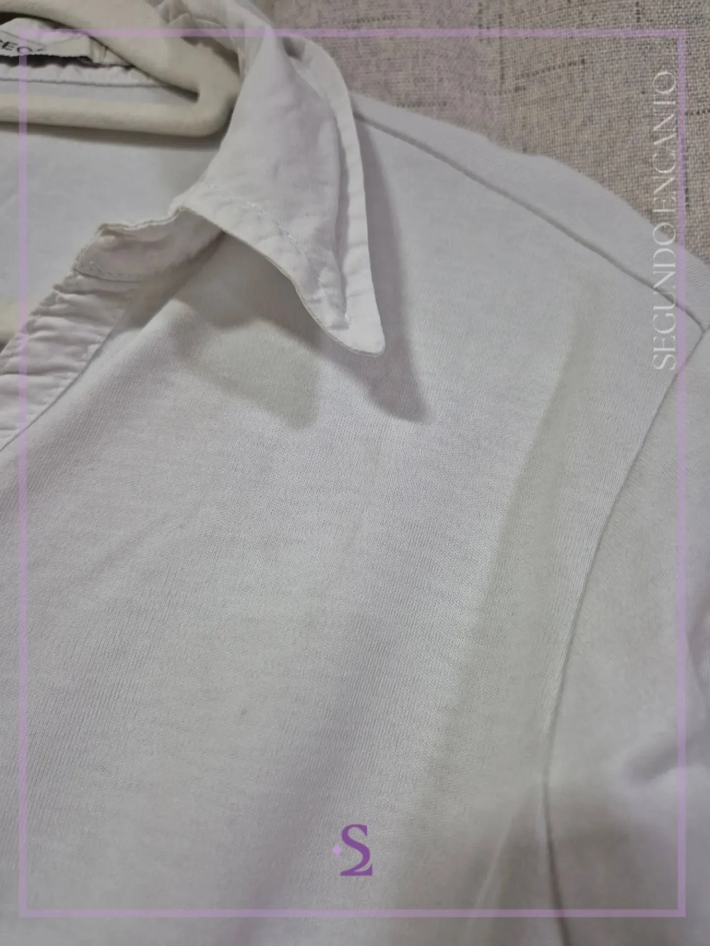 Camisa gris claro S/M - Image 4