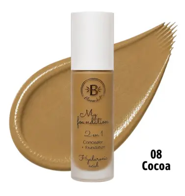 BASE LIQUIDA 2EN1 TONO 08 COCOA BLOOMSHELL