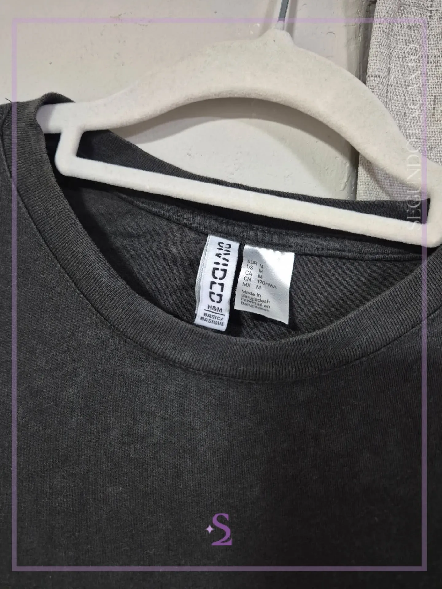 Crop top color gris oscuro M - Image 3