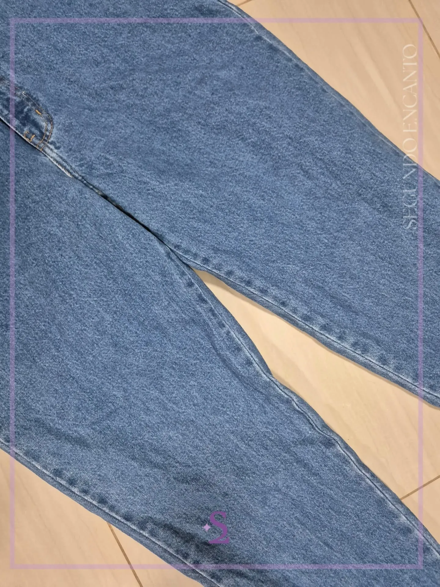 Mom jeans azul L - Image 6