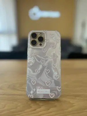 Funda corazones rosas