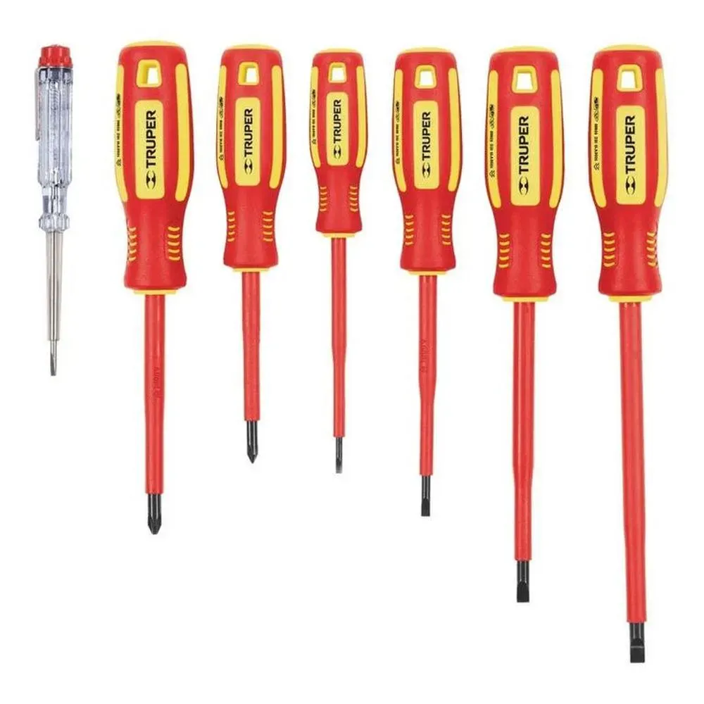 Juego Desarmadores Dieléctricos 1000v 7pz + Maletin Truper 14196 - Image 2